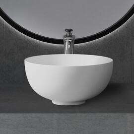 РАКОВИНА НАКЛАДНАЯ ABBER STEIN AS2617 БЕЛАЯ МАТОВАЯ