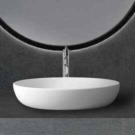 РАКОВИНА НАКЛАДНАЯ ABBER STEIN AS2619 БЕЛАЯ МАТОВАЯ