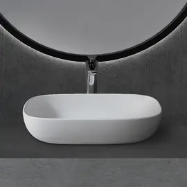 РАКОВИНА НАКЛАДНАЯ ABBER STEIN AS2620 БЕЛАЯ МАТОВАЯ