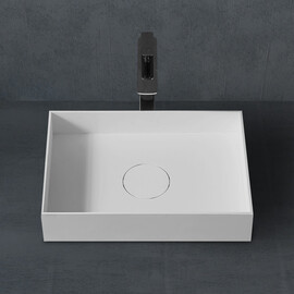 РАКОВИНА НАКЛАДНАЯ ABBER STEIN AS2621 БЕЛАЯ МАТОВАЯ