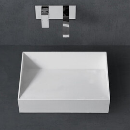 РАКОВИНА НАКЛАДНАЯ ABBER STEIN AS2623 БЕЛАЯ МАТОВАЯ