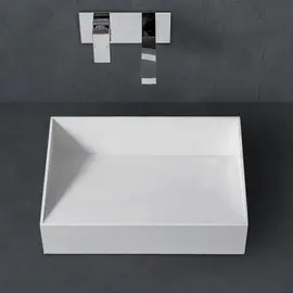 РАКОВИНА НАКЛАДНАЯ ABBER STEIN AS2623 БЕЛАЯ МАТОВАЯ