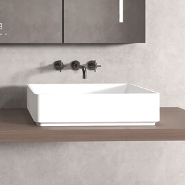 РАКОВИНА НАКЛАДНАЯ ABBER STEIN AS2634 БЕЛАЯ МАТОВАЯ