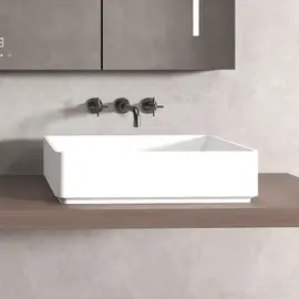 РАКОВИНА НАКЛАДНАЯ ABBER STEIN AS2634 БЕЛАЯ МАТОВАЯ