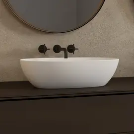 РАКОВИНА НАКЛАДНАЯ ABBER STEIN AS2636 БЕЛАЯ МАТОВАЯ