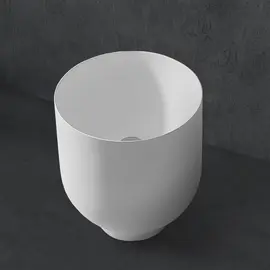 РАКОВИНА НАКЛАДНАЯ ABBER STEIN AS2618 БЕЛАЯ МАТОВАЯ