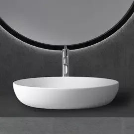 РАКОВИНА НАКЛАДНАЯ ABBER STEIN AS2619 БЕЛАЯ МАТОВАЯ