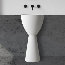 РАКОВИНА ОТДЕЛЬНОСТОЯЩАЯ ABBER STEIN AS2507 БЕЛАЯ МАТОВАЯ