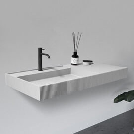 РАКОВИНА ПОДВЕСНАЯ ABBER STEIN AS2628 БЕЛАЯ МАТОВАЯ