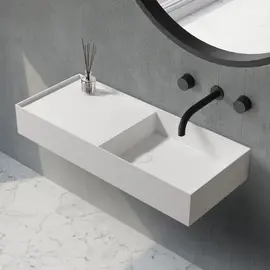 РАКОВИНА ПОДВЕСНАЯ ABBER STEIN AS2648 БЕЛАЯ МАТОВАЯ