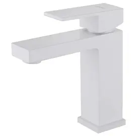 СМЕСИТЕЛЬ ABBER DAHEIM AF8210W ДЛЯ РАКОВИНЫ, БЕЛЫЙ МАТОВЫЙ