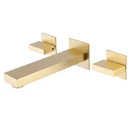 СМЕСИТЕЛЬ ABBER DAHEIM AF82122G ДЛЯ РАКОВИНЫ СКРЫТОГО МОНТАЖА, МАТОВОЕ ЗОЛОТО