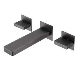 СМЕСИТЕЛЬ ABBER DAHEIM AF82122NG ДЛЯ РАКОВИНЫ СКРЫТОГО МОНТАЖА, НИКЕЛЬ