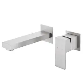 СМЕСИТЕЛЬ ABBER DAHEIM AF8212SP ДЛЯ РАКОВИНЫ СКРЫТОГО МОНТАЖА, САТИН