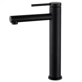 СМЕСИТЕЛЬ ABBER EMOTION AF8811B ДЛЯ НАКЛАДНОЙ РАКОВИНЫ, ЧЕРНЫЙ МАТОВЫЙ