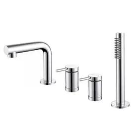 СМЕСИТЕЛЬ ABBER EMOTION AF8813 НА БОРТ ВАННЫ, ХРОМ