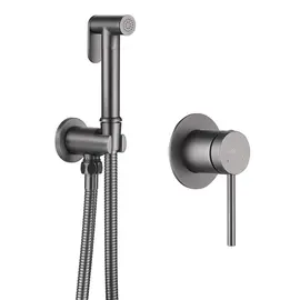 СМЕСИТЕЛЬ ABBER EMOTION AF8825NG С ГИГИЕНИЧЕСКИМ ДУШЕМ, НИКЕЛЬ