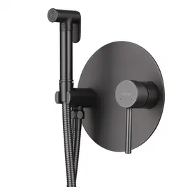 СМЕСИТЕЛЬ ABBER EMOTION AF8826NG С ГИГИЕНИЧЕСКИМ ДУШЕМ, НИКЕЛЬ