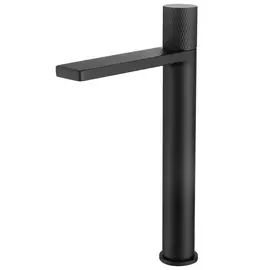 СМЕСИТЕЛЬ ABBER RUND AF8711B ДЛЯ НАКЛАДНОЙ РАКОВИНЫ, ЧЕРНЫЙ МАТОВЫЙ