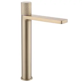 СМЕСИТЕЛЬ ABBER RUND AF8711G ДЛЯ НАКЛАДНОЙ РАКОВИНЫ, ЗОЛОТО МАТОВОЕ