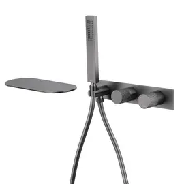 СМЕСИТЕЛЬ ABBER RUND AF8731NG ДЛЯ ВАННЫ СКРЫТОГО МОНТАЖА, НИКЕЛЬ