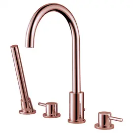 СМЕСИТЕЛЬ ABBER WASSER KREIS AF8113RG НА БОРТ ВАННЫ, РОЗОВОЕ ЗОЛОТО