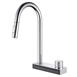 СМЕСИТЕЛЬ ABBER WASSER KREIS AF8114 ДЛЯ КУХНИ С ВЫДВИЖНОЙ ЛЕЙКОЙ, ХРОМ