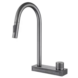 СМЕСИТЕЛЬ ABBER WASSER KREIS AF8114NG ДЛЯ КУХНИ С ВЫДВИЖНОЙ ЛЕЙКОЙ, НИКЕЛЬ