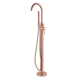 СМЕСИТЕЛЬ ABBER WASSER KREIS AF8115RGN НАПОЛЬНЫЙ ДЛЯ ВАННЫ, РОЗОВОЕ ЗОЛОТО