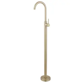 СМЕСИТЕЛЬ ABBER WASSER KREIS AF8141G НАПОЛЬНЫЙ ДЛЯ РАКОВИНЫ, ЗОЛОТО МАТОВОЕ