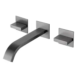 СМЕСИТЕЛЬ ABBER WASSERFALL AF8612NG ДЛЯ РАКОВИНЫ СКРЫТОГО МОНТАЖА, НИКЕЛЬ