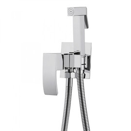 СМЕСИТЕЛЬ ABBER WASSERFALL AF8625 С ГИГИЕНИЧЕСКИМ ДУШЕМ, ХРОМ