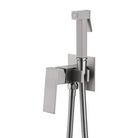 СМЕСИТЕЛЬ ABBER DAHEIM AF8226SP С ГИГИЕНИЧЕСКИМ ДУШЕМ, САТИН