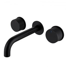 СМЕСИТЕЛЬ ABBER WASSER KREIS AF81122B ДЛЯ РАКОВИНЫ СКРЫТОГО МОНТАЖА, ЧЕРНЫЙ МАТОВЫЙ