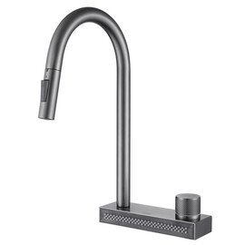 СМЕСИТЕЛЬ ABBER WASSER KREIS AF8114NG ДЛЯ КУХНИ С ВЫДВИЖНОЙ ЛЕЙКОЙ, НИКЕЛЬ