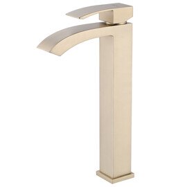 СМЕСИТЕЛЬ ABBER WASSERFALL AF8611G ДЛЯ НАКЛАДНОЙ РАКОВИНЫ, ЗОЛОТО МАТОВОЕ