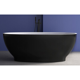 АКРИЛОВАЯ ВАННА ABBER AB9207MB ЧЕРНАЯ МАТОВАЯ