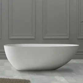 ВАННА ИЗ ИСКУССТВЕННОГО КАМНЯ ABBER STEIN AS9611-1.7 БЕЛАЯ МАТОВАЯ