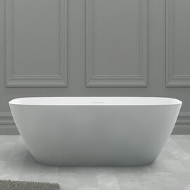 ВАННА ИЗ ИСКУССТВЕННОГО КАМНЯ ABBER STEIN AS9612-1.7 БЕЛАЯ МАТОВАЯ