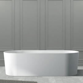 ВАННА ИЗ ИСКУССТВЕННОГО КАМНЯ ABBER STEIN AS9614 БЕЛАЯ МАТОВАЯ