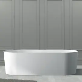 ВАННА ИЗ ИСКУССТВЕННОГО КАМНЯ ABBER STEIN AS9614 БЕЛАЯ МАТОВАЯ