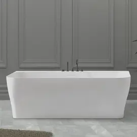 ВАННА ИЗ ИСКУССТВЕННОГО КАМНЯ ABBER STEIN AS9616 БЕЛАЯ МАТОВАЯ