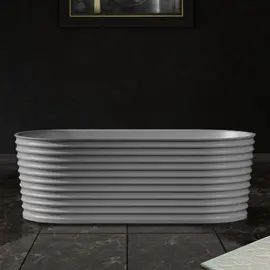 ВАННА ИЗ ИСКУССТВЕННОГО КАМНЯ ABBER STEIN AS9650 БЕЛАЯ МАТОВАЯ