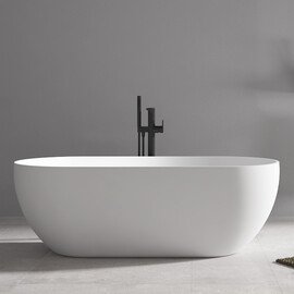 АКРИЛОВАЯ ВАННА ABBER AB9241MW БЕЛАЯ МАТОВАЯ