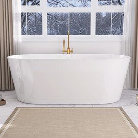 АКРИЛОВАЯ ВАННА ABBER AB9209 БЕЛАЯ