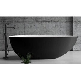 АКРИЛОВАЯ ВАННА ABBER AB9211MB ЧЕРНАЯ МАТОВАЯ