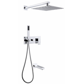 ДУШЕВАЯ СИСТЕМА ABBER DAHEIM AF8217 СКРЫТОГО МОНТАЖА С ИЗЛИВОМ, ХРОМ