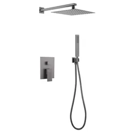 ДУШЕВАЯ СИСТЕМА ABBER DAHEIM AF8219NG СКРЫТОГО МОНТАЖА БЕЗ ИЗЛИВА, НИКЕЛЬ