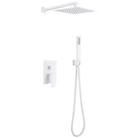 ДУШЕВАЯ СИСТЕМА ABBER DAHEIM AF8219W СКРЫТОГО МОНТАЖА БЕЗ ИЗЛИВА, БЕЛАЯ МАТОВАЯ