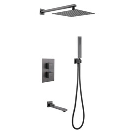 ДУШЕВАЯ СИСТЕМА ABBER DAHEIM AF8250NG СКРЫТОГО МОНТАЖА С ИЗЛИВОМ, ТЕРМОСТАТ, НИКЕЛЬ